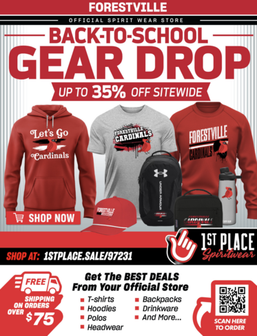 Forestville Spirit Wear Sale