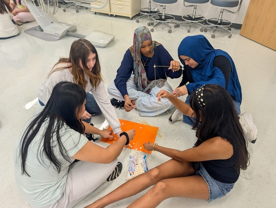 Dental students get to know each other through creative problem solving