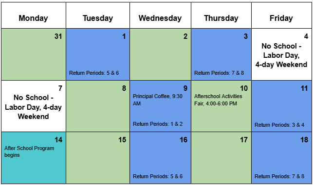 Kilmer Calendar
