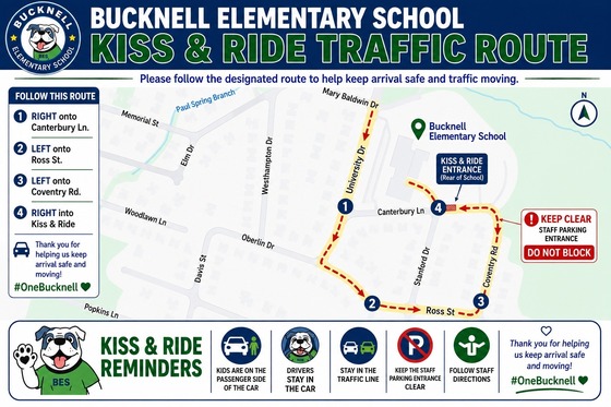 Kiss and Ride Route