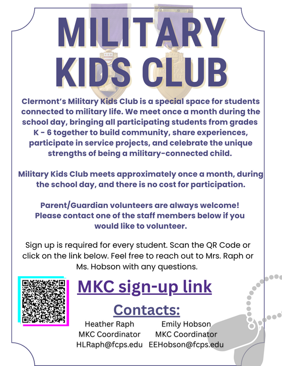 Military kids club 