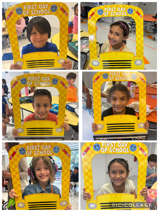 Collage Bus First Day