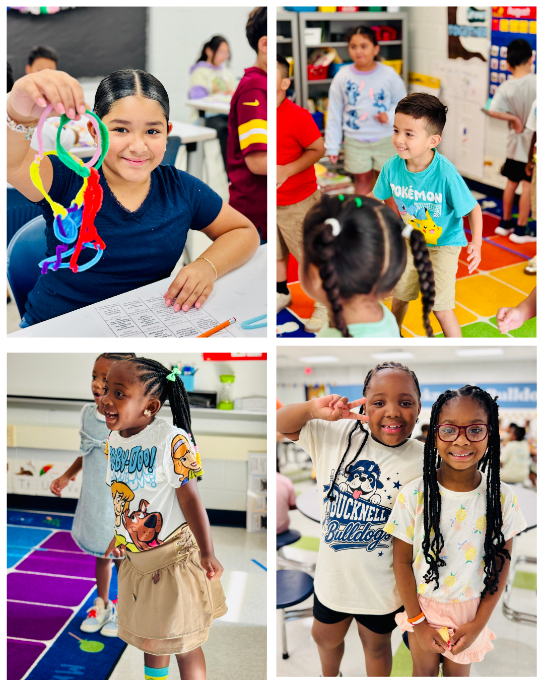Bucknell Elementary students enjoying the first week of school
