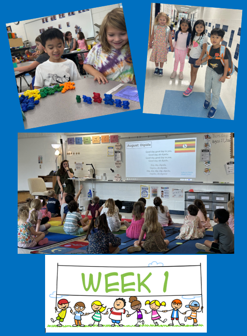 collage of students in classrooms