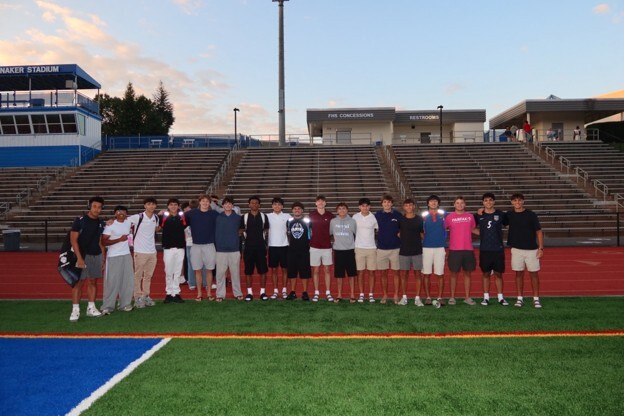 A group of students posing for a picture