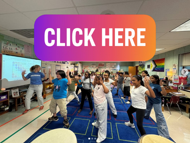 MS. Duvel Dancing with 5th Graders