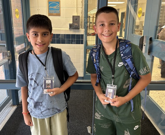 students with bus IDs