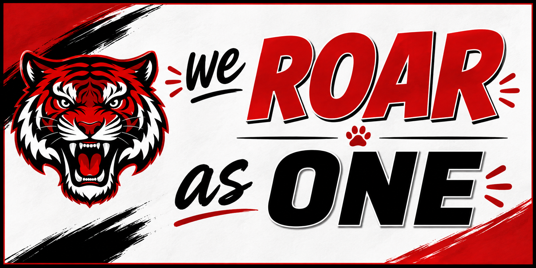 roar as one banner