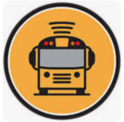 image showing the front of a yellow school bus