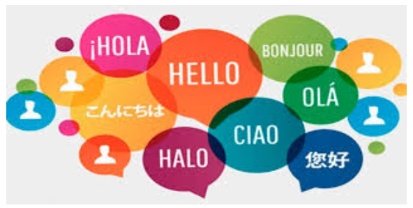 image showing colorful bubbles and each bubble has hello in different languages