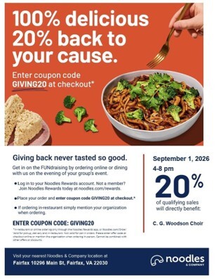 Woodson Chorus Fundraiser