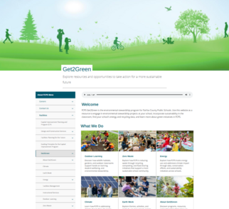 the new Get2Green website homepage is now fully accessible