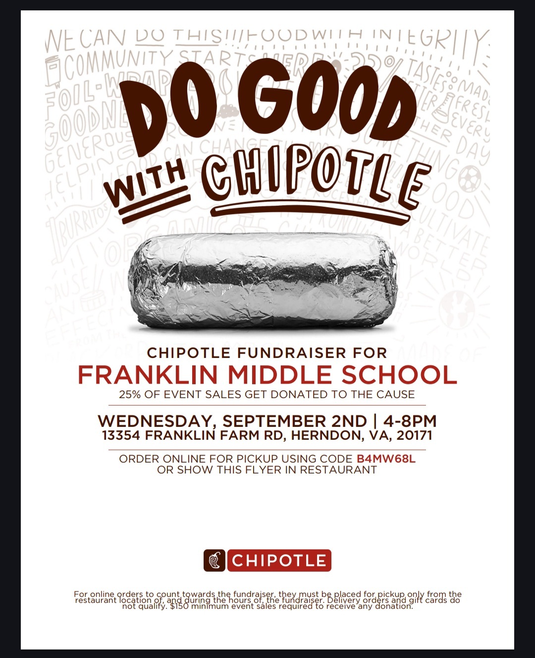 Chipotle Dining for Dollars