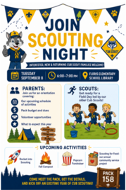 Scouting Night- Boy Scout Flyer