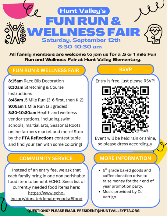 HVES fun run and wellness fair