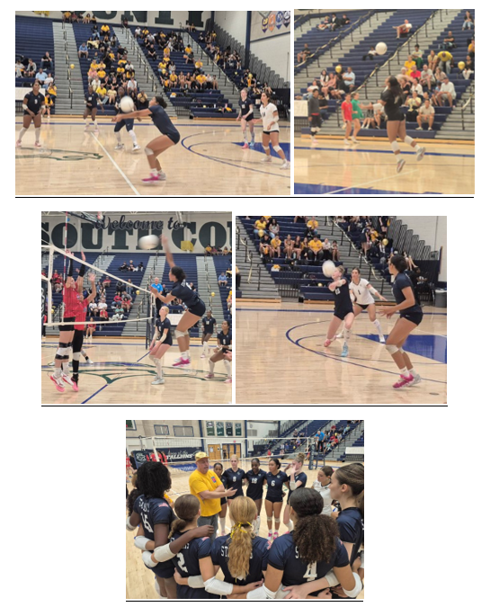 Girl's volleyball game