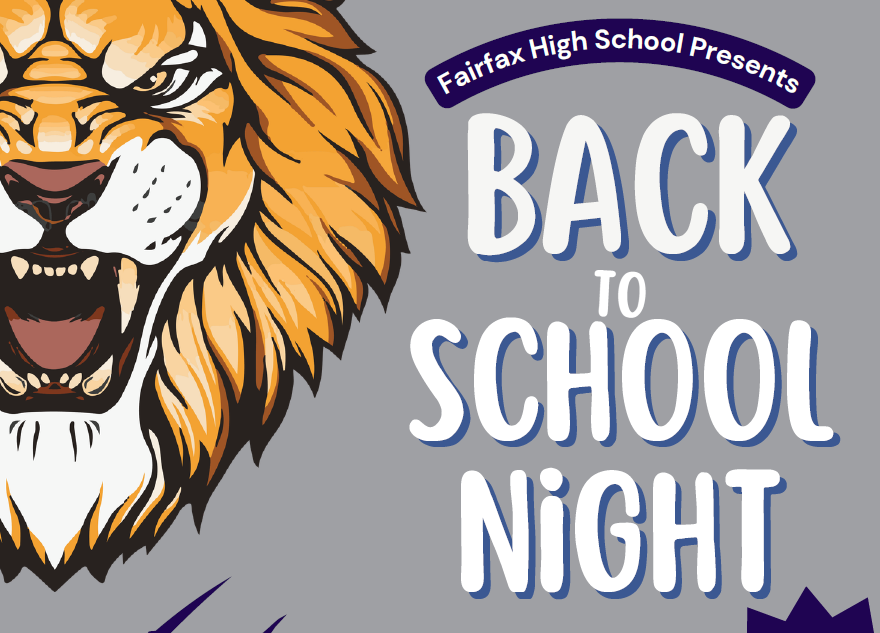 Back to school night flyer