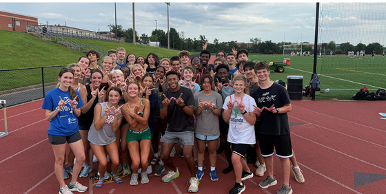 cross country team photo
