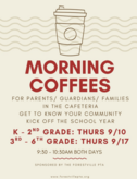 PTA Morning Coffee Flyer