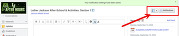 notifications screenshot of schoology with arrow and box