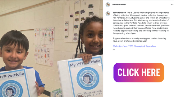 PYP Binder Parade Instagram Post