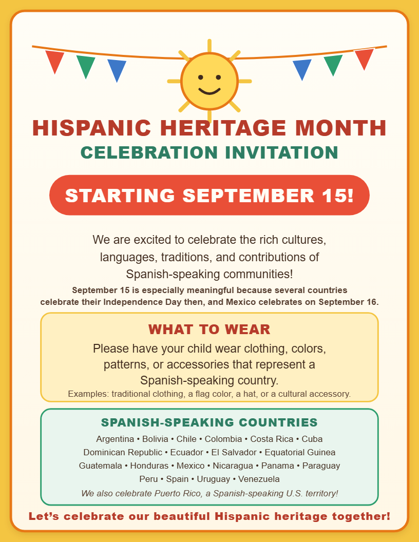 hispanic heritage flyer