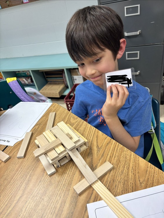 students building forts