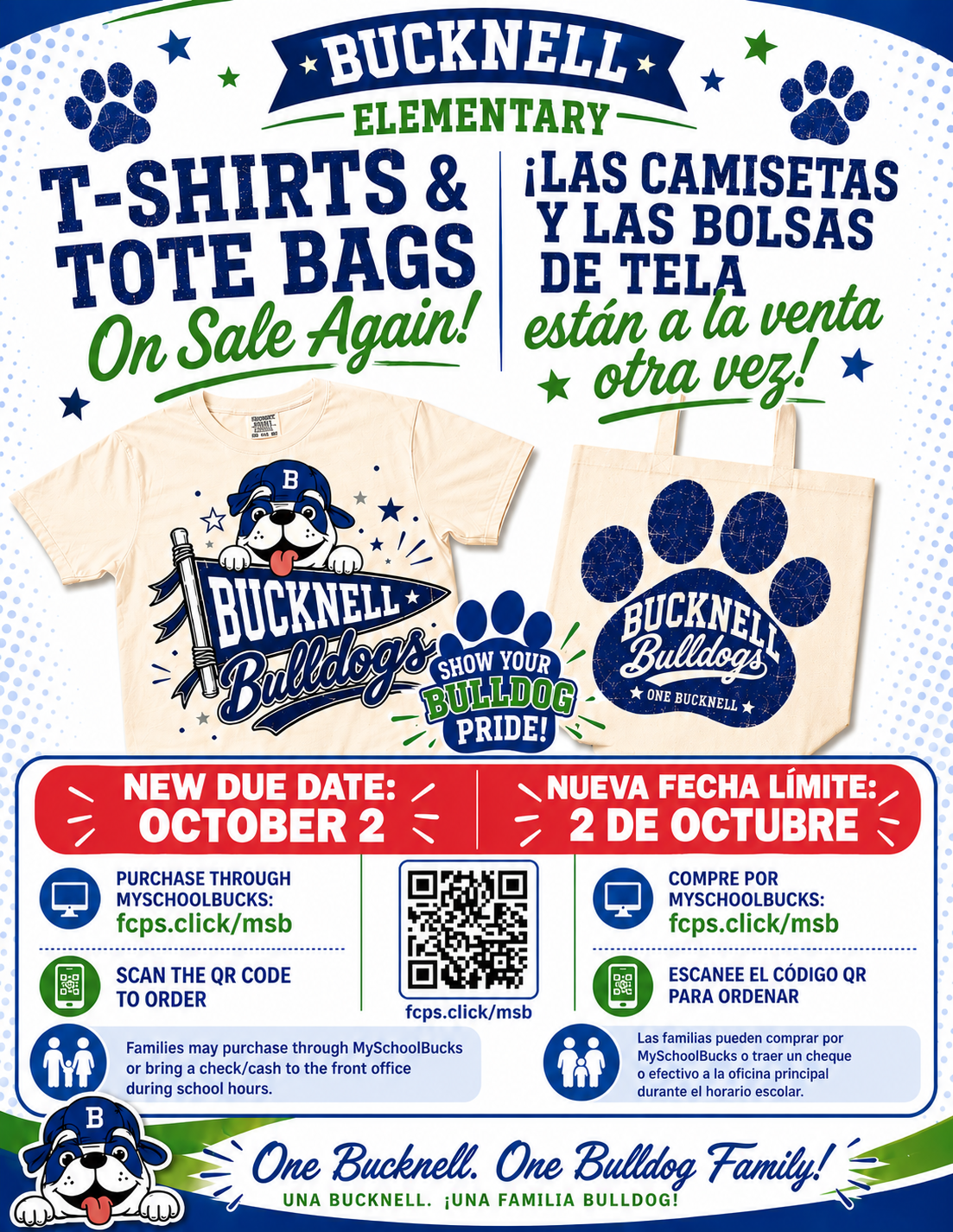 Spirit Wear Order Flyer
