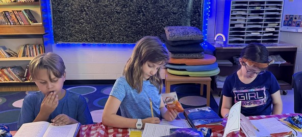 5th Graders Expand their Reading Menu
