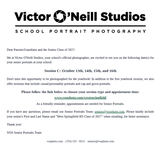 Senior Pictures Session C flyer
