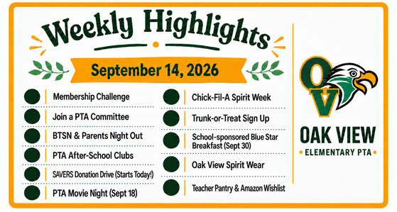 Weekly Highlights