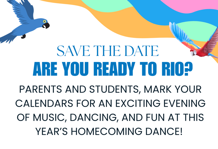 Homecoming Dance flyer