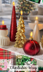 clipart for wrap fundraiser with lit candles