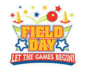 clipart that says "Field Day, Let the Games Begin"