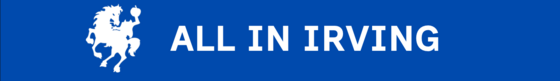 All In Irving Banner