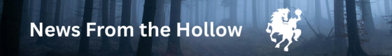 Section header for Irving MS news with text News from the Hollow