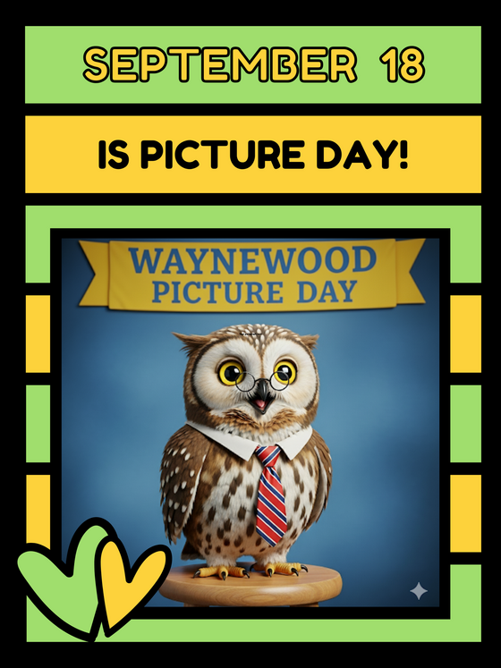 Waynewood Picture Day is September 18