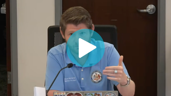 Thumbnail of Kyle McDaniel speaking at Budget Work Session