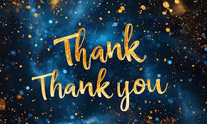 Image of the words "Thank you"