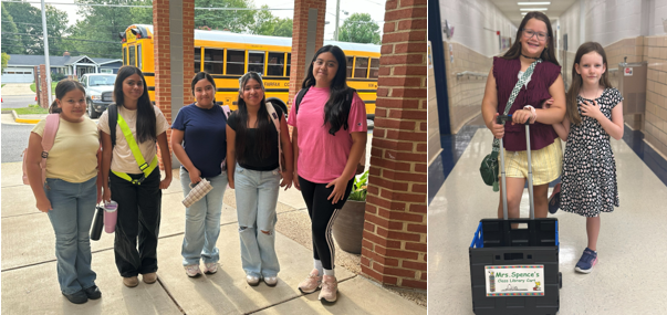 Students at Woodley Hills