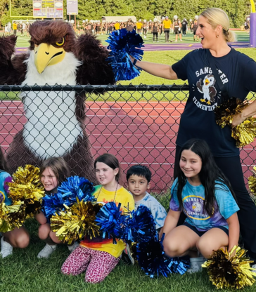 Sangster Falcon Joins Students at Pyramid Night