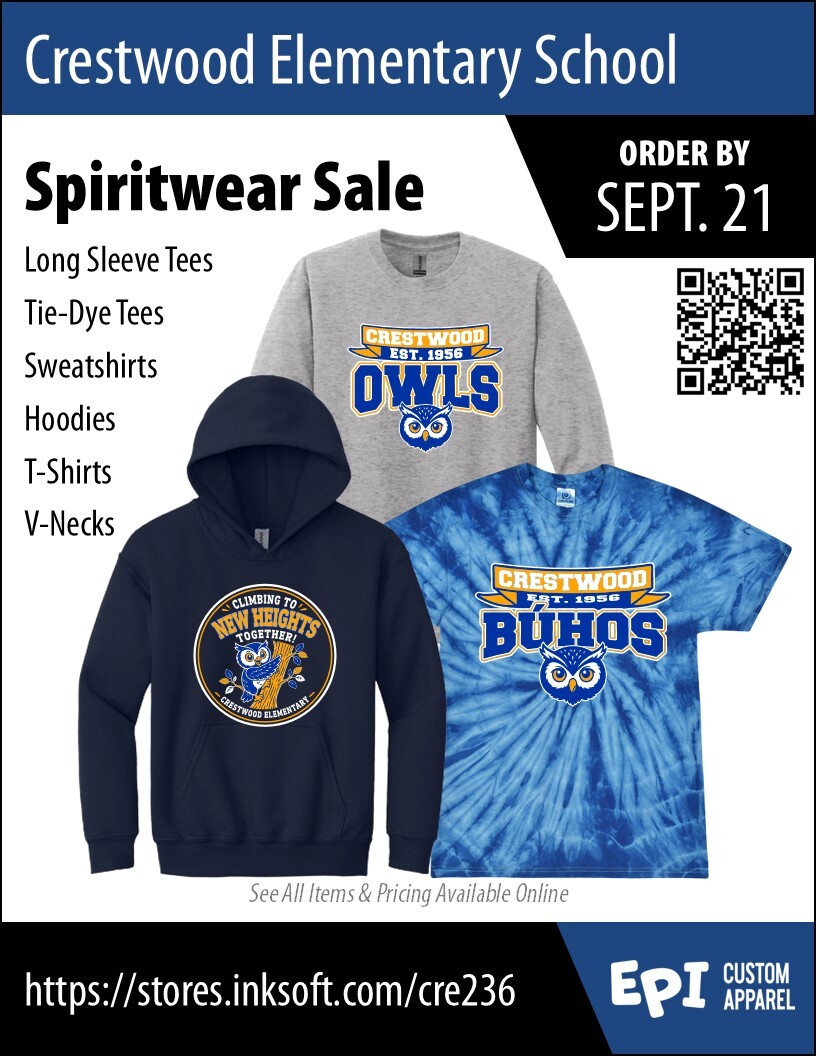 CWES Spirit Wear Flyer
