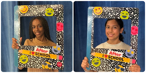 Image of two students supporting Kilmer's After School Program