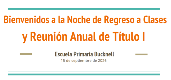 Back-to-School Night Information Slides in Spanish