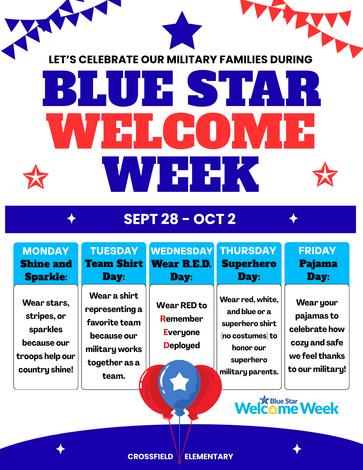 Blue Star Welcome Week