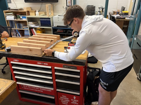 Students in Carpentry