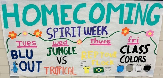 Homecoming Spirit Week banner