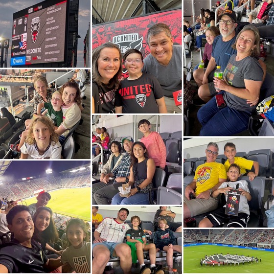 LRES Families at DC United Game