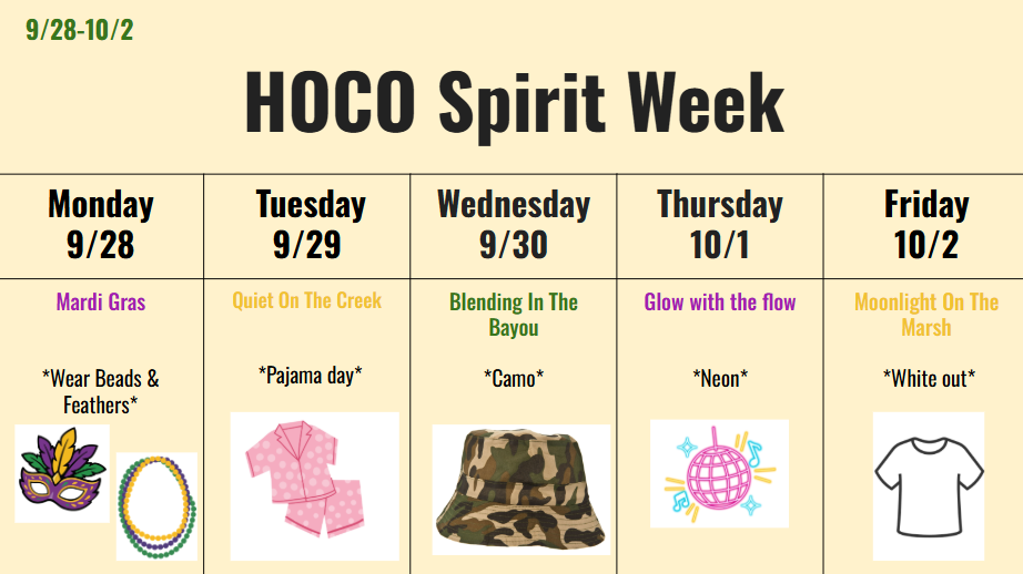 Homecoming Spirit Week