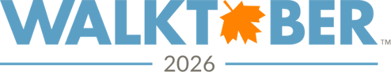 Graphic with text saying "Walktober 2026"